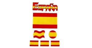 Comprar Pegatina Con La Bandera De España