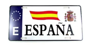 Mejores Placa Matrícula Con La Bandera De España Comprar Placa Matrícula Con La Bandera De España