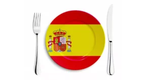 Comprar Plato Con La Bandera De España